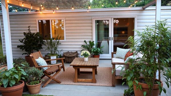 10 astuces pour transformer votre terrasse de mobil home en un espace extérieur agréable