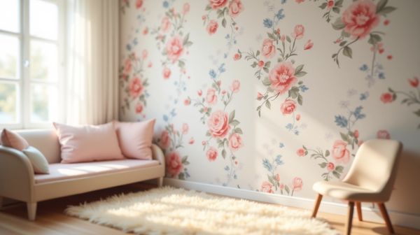 Rendez la chambre de votre fille unique avec ces papiers peints